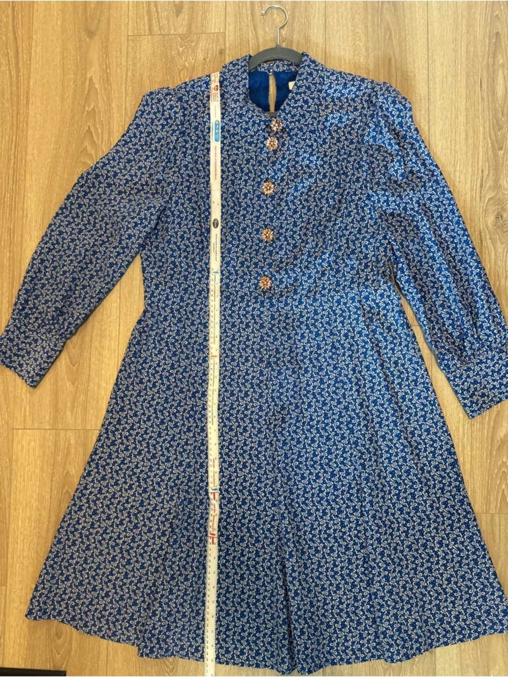 LK Bennett Mathilde Long Sleeve Silk Dress Size 14 - Picture 12 of 13